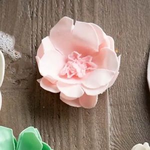 Blush Rose Petite Floral Shaped Soap